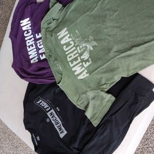 Three Men's XSmall shirts AE